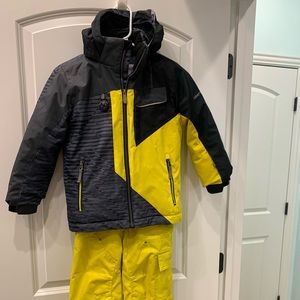 Kids Obermeyer ski jacket and bibs